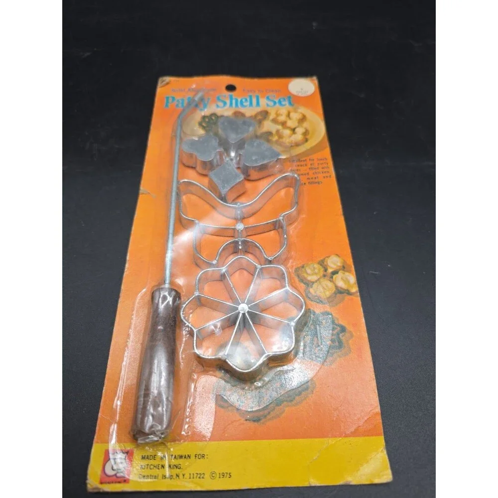 Vintage Patty Shell Set Baking Aluminum Taiwan